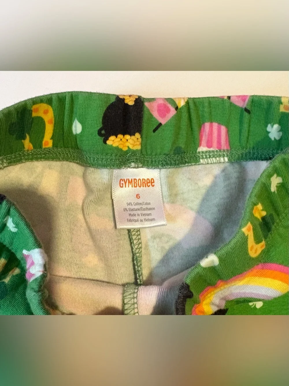 Gymboree kids shamrock